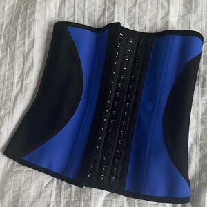 Hourglass Angel Blue and Black Waist Trainer XS
